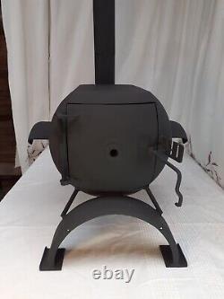 (£1? 5? 0?) Wood STOVE Querky Unique Off-grid Outdoor Cooking Stylish Simple Bbq