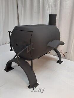 (£1? 5? 0?) Wood STOVE Querky Unique Off-grid Outdoor Cooking Stylish Simple Bbq