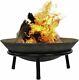 100 X Cast Iron Fire Pit Outdoor Garden Heater Wood Charcoal Fire Bowl Bulk