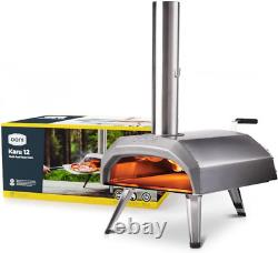 12 Multi-Fuel Outdoor Pizza Oven Portable Wood Fired and Gas Pizza Oven Outd