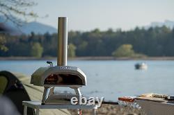 12 Multi-Fuel Outdoor Pizza Oven Portable Wood Fired and Gas Pizza Oven Outd