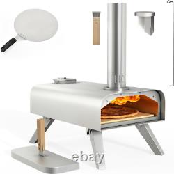 12 Pizza Oven Wood Fired Bundle Pellet Portable Tabletop BBQ Outdoor UK Stock