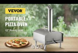 12 Portable Pizza Oven Wood Fired Food Grade Stainless Steel for Outdoor BBQ