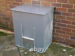 150 KG Coal Bunker Galvanized Steel & Rodent Proof. Wood, Coal, Fire