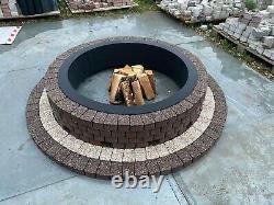 175 cm Fire Pit Kit Smokeless stone fireplace concrete brick wood burner heater