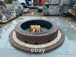 175 cm Fire Pit Kit Smokeless stone fireplace concrete brick wood burner heater