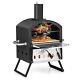 2-layer Outside Pizza Oven Wood Fired Pizza Maker Withhandles & Waterproof Cover