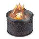2in1 Fire Pit Outdoor Bbq Firepit Brazier Garden Stove Patio Heater Grill Wood