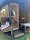 3-4 Person Barrel Sauna With Wood Fired Stove
