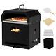 4-in-1 Outdoor Pizza Oven 2-layer Detachable Grill Oven Fire Pit With Pizza Stone