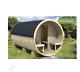 400cm Outdoor Garden Barrel Sauna With Harvia Electric / Wood Fired Heater