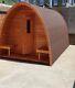 400cm Outdoor Garden Sauna Pod With Harvia Electric / Wood Fired Heater