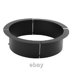 42''-36'' Wood Burning Metal Fire Pit Ring Outdoor Heater Garden Fireplace Round