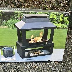 Al Fresco Belmont Fire Pit Patio Garden Log Burner Outdoor Camping Chiminea New