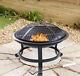 Bbq Outdoor Fire-pi Heater Mosaic Garden Table Patio Stove Chimera Bowl Withpoker