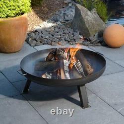 BUSCHBECK IFEN Steel Fire Pit 80cm Diameter Size Log Wood Charcoal Burner 80cm