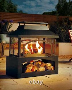 Brand New Outdoor Log Burner Fire Pit BOXED & SEALED