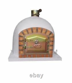 Brick Outdoor Wood Fired Pizza Oven White Deluxe Quality BBQ Various sizes