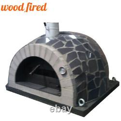 Brick outdoor wood fired Pizza oven 100cm Pro italian black ceramic