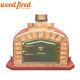 Brick Outdoor Wood Fired Pizza Oven 100cm Brick Red Exclusive Model