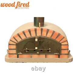 Brick outdoor wood fired Pizza oven 100cm sand Italian model
