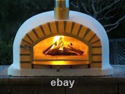 Brick outdoor wood fired Pizza oven 100cm teracotta Italian model (package)
