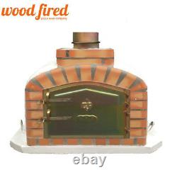 Brick outdoor wood fired Pizza oven 100cm white exclusive model