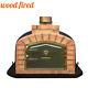Brick Outdoor Wood Fired Pizza Oven 80cm Black Exclusive Model