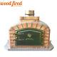 Brick Outdoor Wood Fired Pizza Oven 80cm Grey Exclusive Model