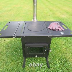 Camping Wood burning Stove Fire Portable and Folding