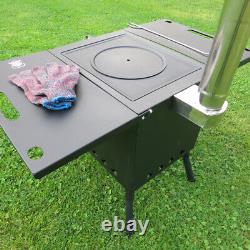 Camping Wood burning Stove Fire Portable and Folding