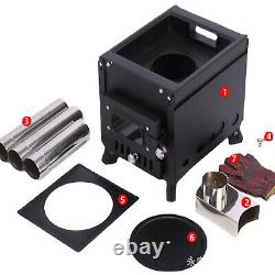 Camping Wood burning Stove Fire Portable and Folding