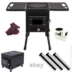 Camping Wood burning Stove Fire Portable and Folding