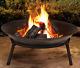 Cast Iron Garden Fire Pit Outdoor Wood Log Burner Bbq Patio Heater