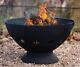 Cast Iron Fire Pit With Kadai Grill Rrp £200