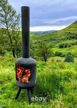 Chimenea Log Burner Patio Heater Garden BBQ Fire Pit