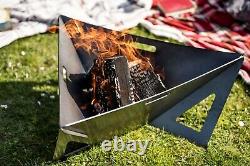 Collapsible Small Flat Pack Firepit Fire Pit