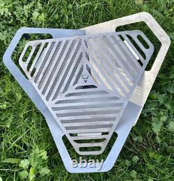Collapsible fire pit BBQ with grill