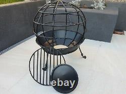 Custom Built Outdoor Patio Fire pit log/Wood burner. Hand Made One Of A Kind