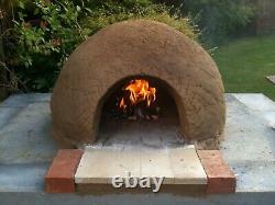 DIY Pizza Oven Bricks Refractory Clay Wood Fire Outdoor Kit Exercise Ball Style