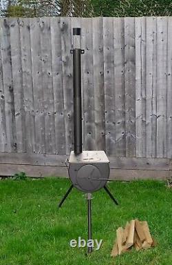 DWD Outdoor Camping Camp Fire Wood Burner Stove with Carry Bag Tent, Tipis Yurts
