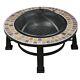 Dellonda 30 Deluxe Traditional Style Fire Pit/fireplace/outdoor Heater Slate