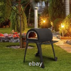 Dellonda Outdoor Wood-Fired Pizza Oven & Smoker