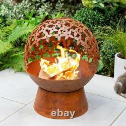 Dunelm Flower Globe Firepit Heater Fire Pit Brand New FAST DELIVERY