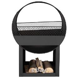 ElectriQ Fireplace Style Wood Burning Outdoor Garden Fire Pit eiqfpc11