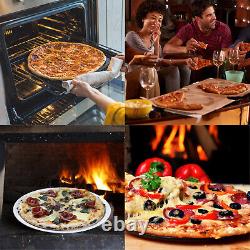 FICKER90' Outdoor Wood Pellet Pizza Oven Portable Charcoal Wood Pellets Fired