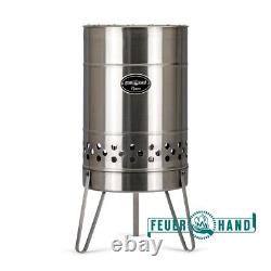 Feuerhand Pyron Barrel Type Fire Pit Outdoor Heater & Cooking, camping or garden