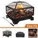 Fire Bowl Fire Pit Bbq Grill Patio Garden Bowl Outdoor Camping Heater Log