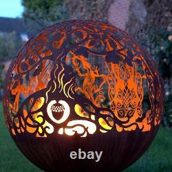 Fire Pit Four Elements- Firepit Ball Pit Patio Heater Fire Globe Bowl Christmas