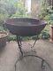 Fire Pit Kadai Recycled Firebowl Set With High Stand 70cm Bbq